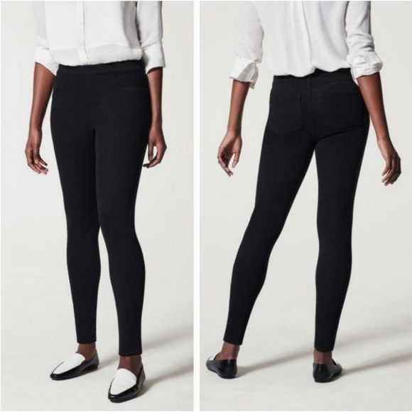 Spanx Jean-ish ankle leggings Black Size Medium - Picture 1 of 9